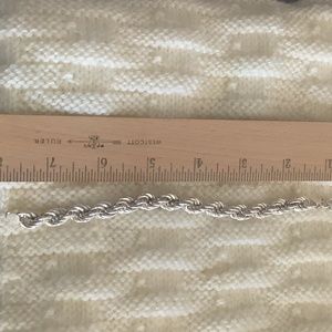 Silver Chunky Twist Bracelet